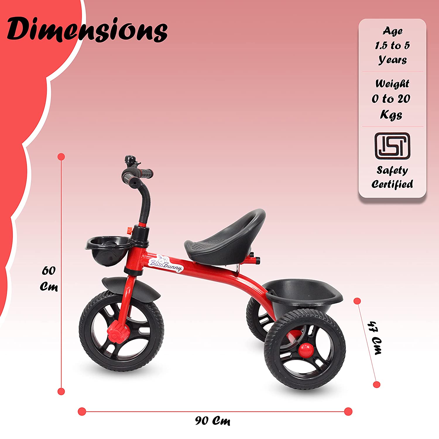 Trike push hot sale bike