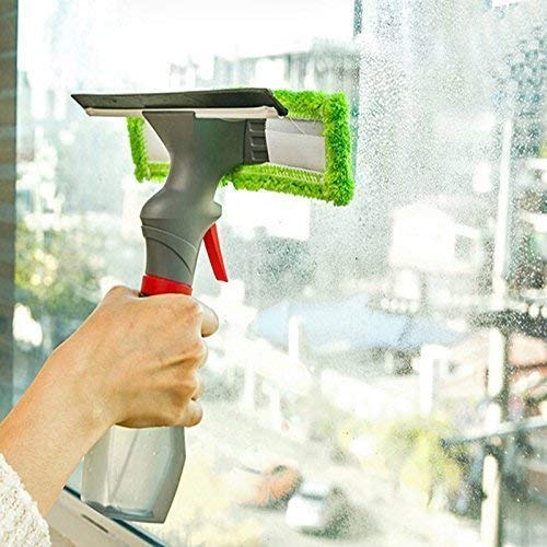 Window Cleaning Kit, Cleaning Set Easy Glass Spray, Cleaning Brush Wiper Cleaner For Car Window, Mirror,  Floor,