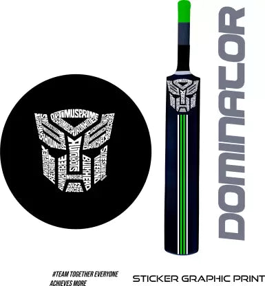 Jaspo Dominator Senior Plastic Cricket Bat with Soft Cricket Ball Cricket Kit