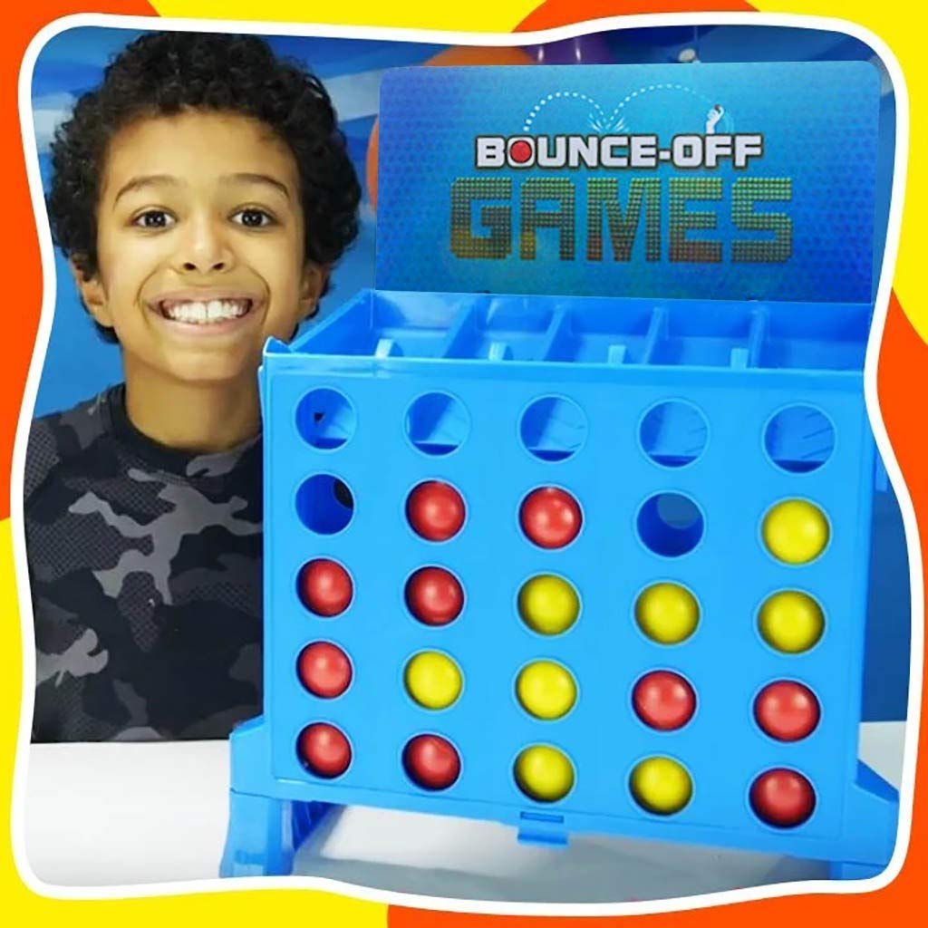 Board Game, Bounce Balls Shots Game, Connect 4 Shots Link Ball Game, Bouncing 4 To Link Shots, Interaction Table Game