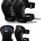 Jaspo Secure Hybrid Knee & Elbow Guards Combo for Skating, Cycling for All Age Groups - Medium Size Skating Kit