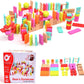 wooden domino blocks 100 Pieces 12 Colors,  dominos playing blocks,  Children Early Educational Toys