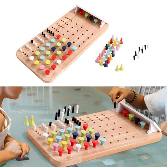 Wooden Math Board, Multiplication Board, Game Strategic Number Intelligence Wooden Master Mind Sudoku