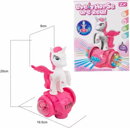 Musical Horse | Musical Pony with 5D Lights | Best Play Activity with Bump & Go Function for Kids