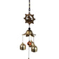 Wind Bell, Small Metal And Wooden Wind Chimes For Good Luck Home Positive Energy Balcony Bedroom