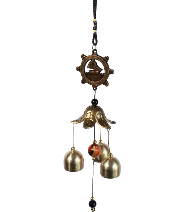 Wind Bell, Small Metal And Wooden Wind Chimes For Good Luck Home Positive Energy Balcony Bedroom