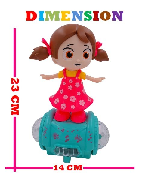 Baby Doll, Dancing Doll For Kids, Bump And Go Doll Toy For Kids 360 Dancing Doll