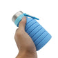 Water Bottle, Silicon Water Bottle Foldable Bottle 550ml Pack of 1