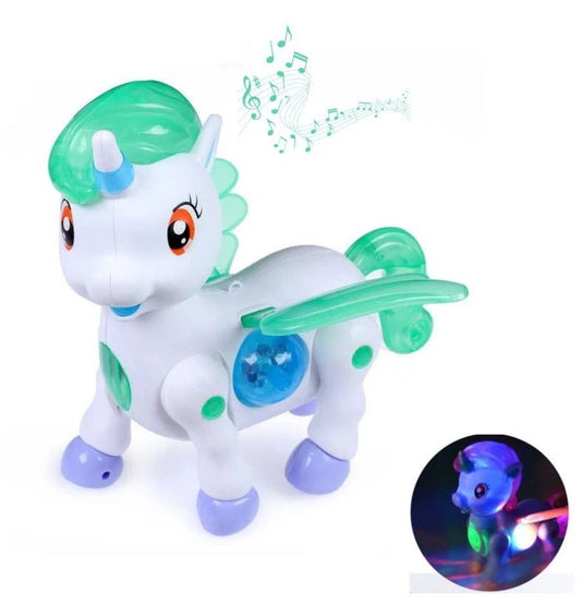 Rainbow Unicorn Toy,  Unicorn Electric Pet Light And Sound Pink Unicorn Toy (pack Of 1)