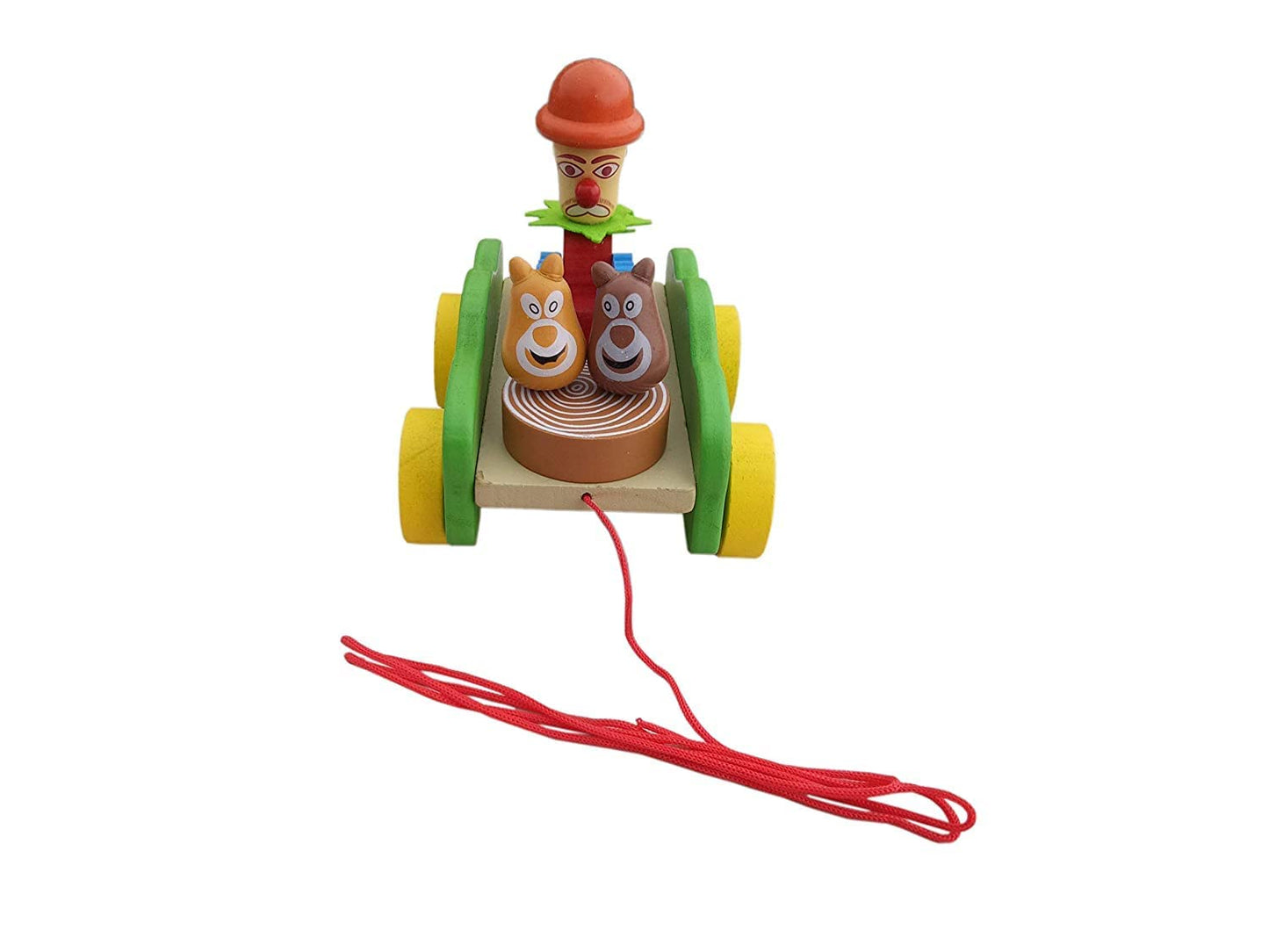 Drum Musical Pull Along Toy, Baby Early Walking Pull Toy, Baby Early Walking Pull Toy, (Joker)