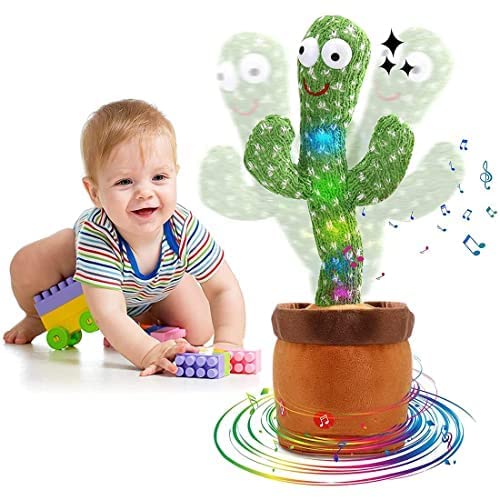 Talking Cactus Toy, Dancing Cactus Toy, Dancing Toy For Kids, Wriggle Singing Recording Toy