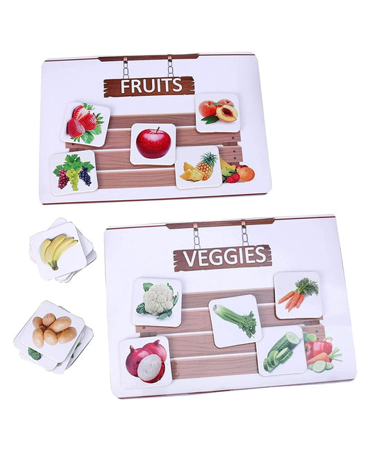 Kids Activity Toys, Learning And Development, Fruit And Veggie Sorting Activity