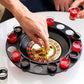 Casino Style Drinking Game Set | Drinking Roulette | 2 Balls and 16 Glasses