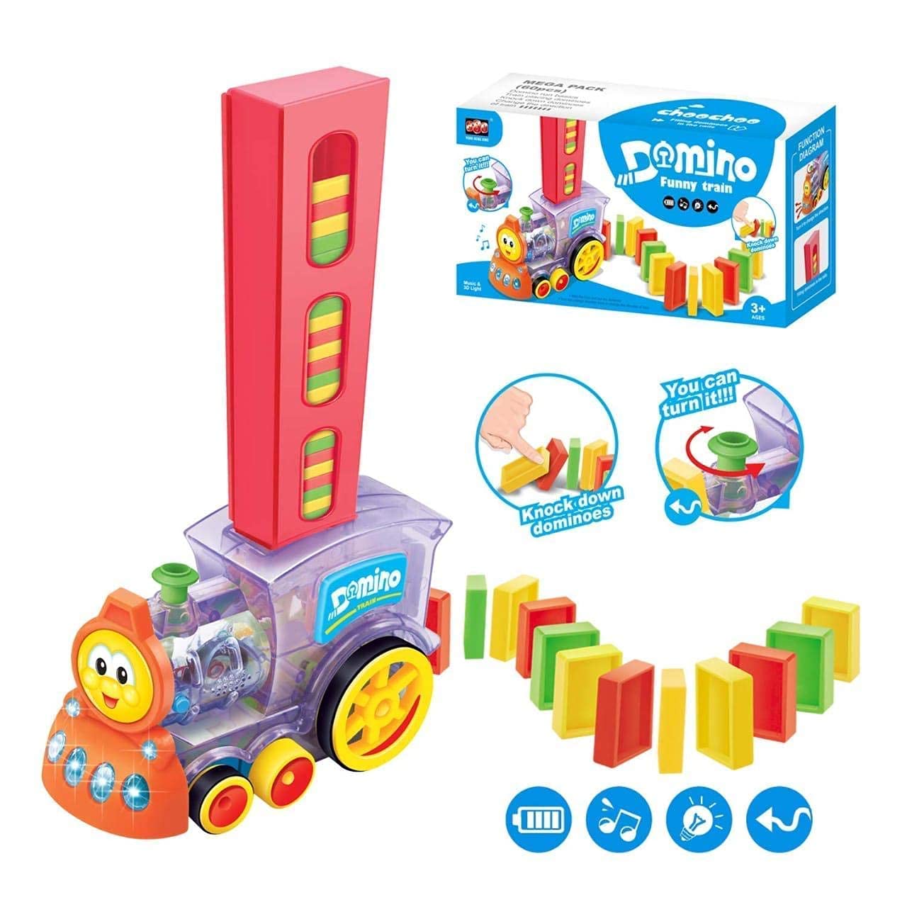 Domino train deals toy