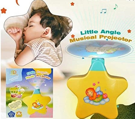 Mini Projector, 4k Projector, New Born Toy,  Little Angel Baby Sleep Star Projector With Star Light Show And Music For Kids
