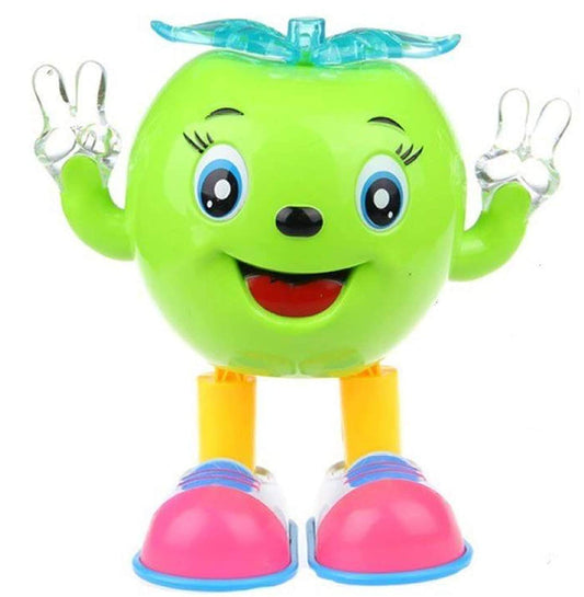 Dancing Toys for Kids, Electric Dancing Apple Robot With Led Flashing Music Kids Interactive