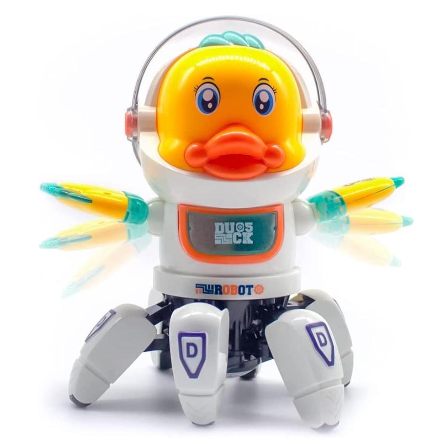 Smart Dancing Robot, Dance Robot Toy Electric Toys With Lights And Sounds,  Dancing Robot With Space Elements