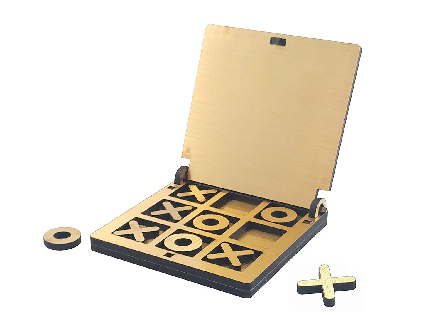 Play Tic Tac Toe, XOX Game, Tic Tac Toe, Wooden Tic Tac Toe Portable Game For Kids And Adults