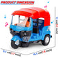 Tricycle Auto Rickshaw, Cycle Rickshaw, Toys And With Attractive Light Sound, Battery Operated