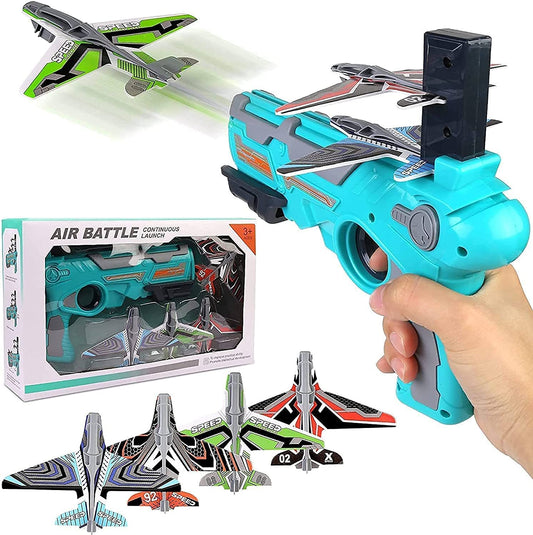 Kids Air Blasters Gun, Manual Soft Bullet Gun, Toy With Safe Soft Foam Bullets, Fun Target Shooting Battle Fight Game