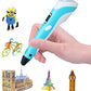3d Pen, Printing Pen, 3d Printing Pen For Creative Modelling Art With Power Adapter