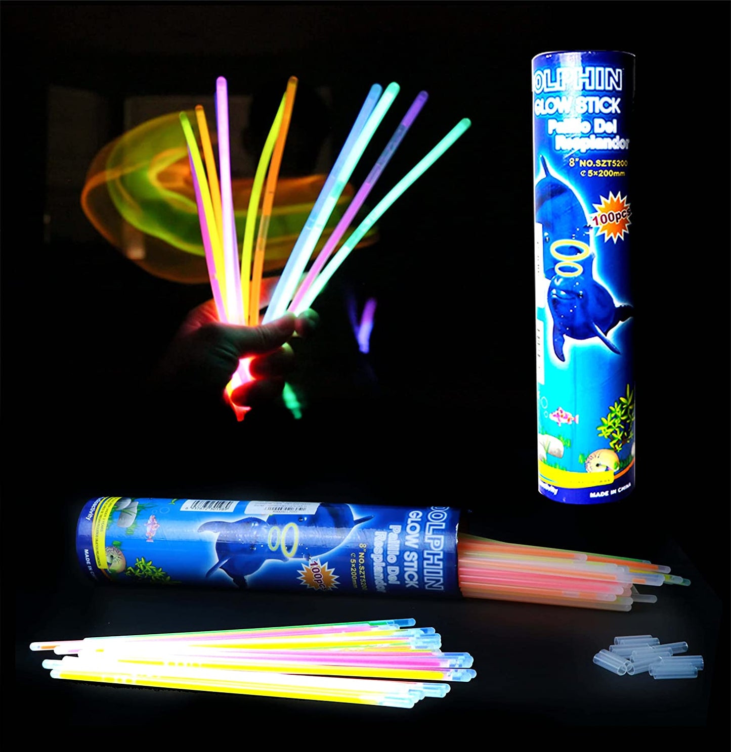 Glow Stick, Light Sticks, Glow In The Dark Sticks (Pack Of 50)