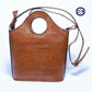Leather Backpack With Zipper Closure, Hand Made, Artistry Bag