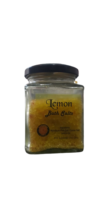 Bath Salt, Bath Soak, Magnesium Bath, Salts Lemon Bath Salts 200g