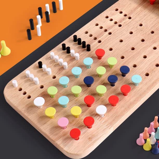 Wooden Math Board, Multiplication Board, Game Strategic Number Intelligence Wooden Master Mind Sudoku