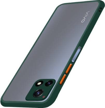Translucent Back Case, Phone Case Cover for Vivo Y72, Vivo Y31s 5G 2021 (Green, Dual Protection)
