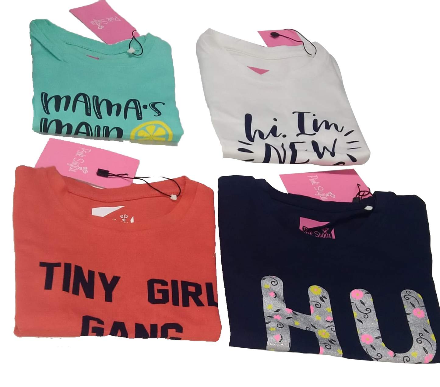 T Shirt, Polo T Shirts, Plain T Shirts, Girls Infantry Garment 6 To 12 Months Assorted T Shirt (pack Of 1)