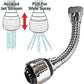 Turbo Flex 360 Degree Rotating Water-saving Flexible Water Faucet Sprayer (6 Inch)