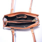 Leather Backpack With Zipper Closure, Hand Made, Artistry Bag