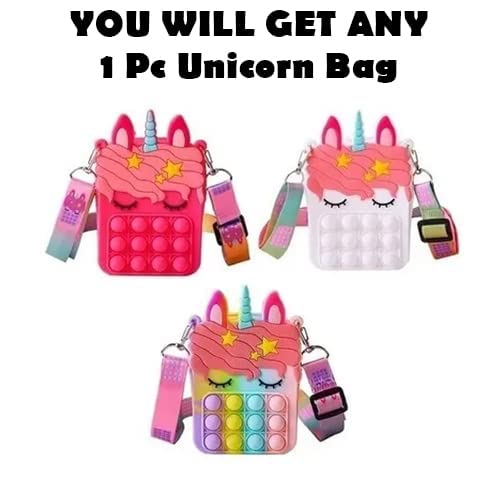 Buy ANKOMINA Little Girls Unicorn Crossbody Bag Glitter Sequin Shoulder Purse  Handbag for Kids Toddlers, White, One Size at Amazon.in