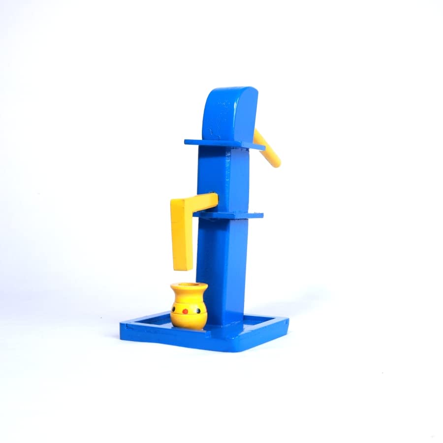 Wooden Hand Pump Toy, Showpiece For Table Decor Decorative Showpiece