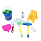 Toy Cleaning Set, Broom Set, Mop Bucket Set, Toy Broom Set, (11 Pcs)
