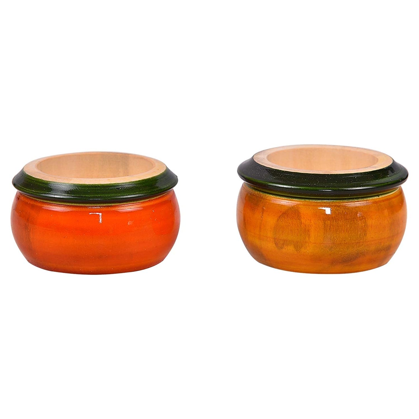 Candle Holders Tea Light Candle Holders Set Of 2 -Multi Color (Made In India)