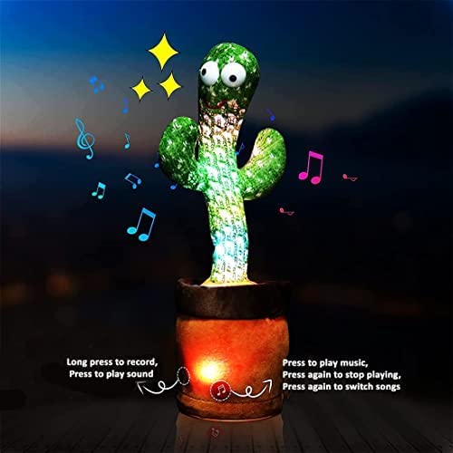 Talking Cactus Toy, Dancing Cactus Toy, Dancing Toy For Kids, Wriggle Singing Recording Toy