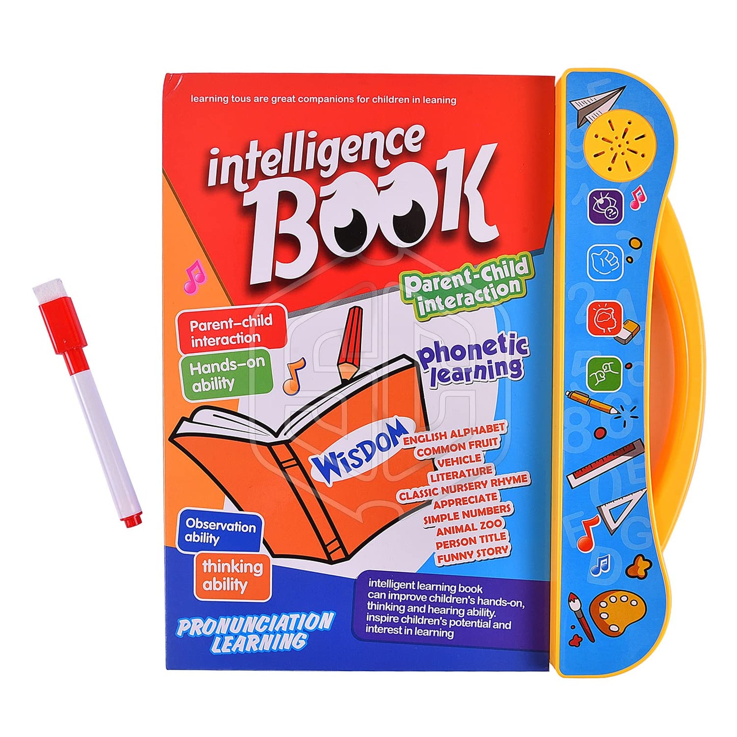 Artificial Intelligence Books, Interactive Children Book, Musical English Educational Phonetic Learning Book