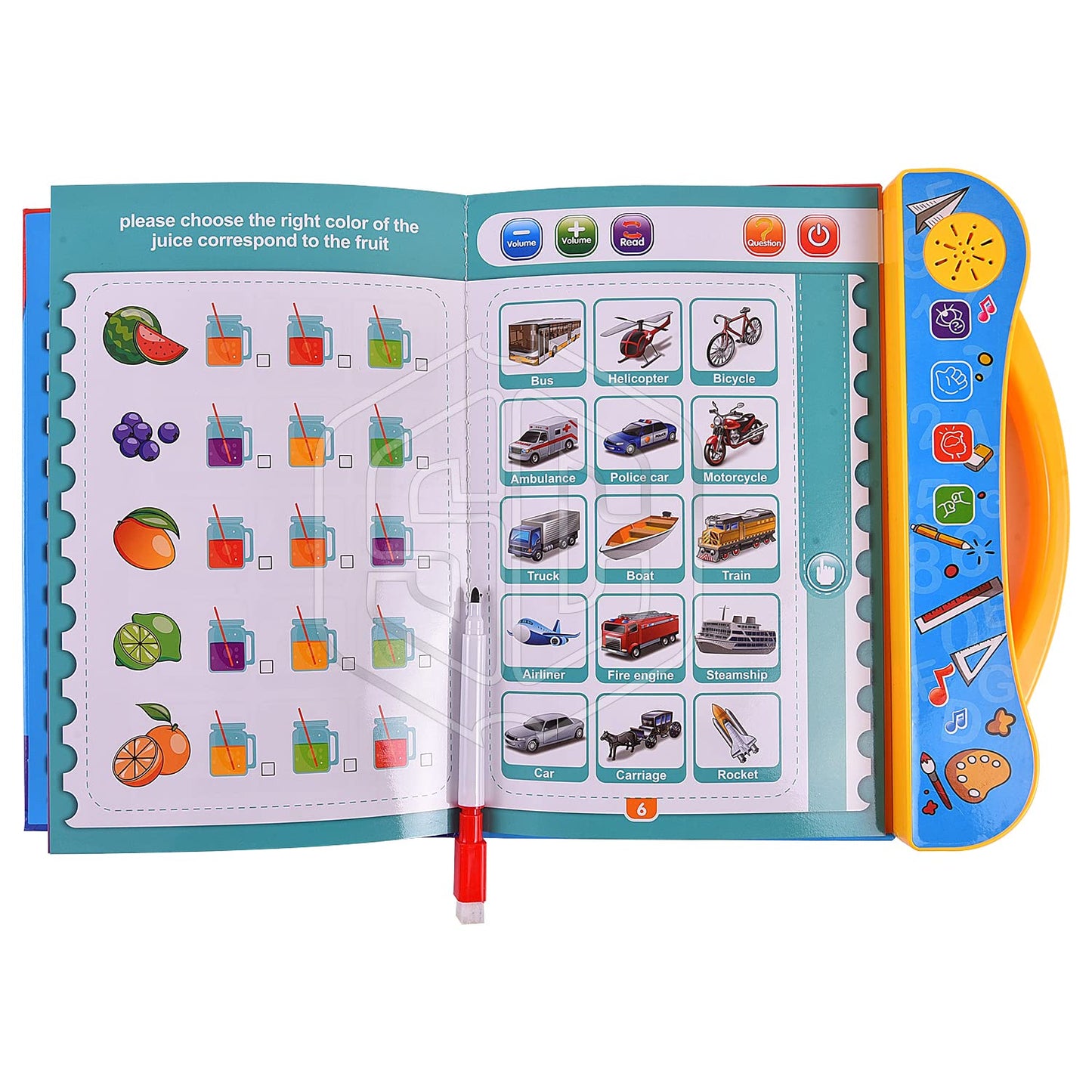 Artificial Intelligence Books, Interactive Children Book, Musical English Educational Phonetic Learning Book