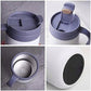 Coffee Mug With Handle, Stainless Steel Coffee Travel Mug / Tumbler, Double Wall Vacuum Reusable