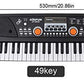 Piano For Kids, Piano Keyboard, 49 Keys Multi-function Portable Piano Keyboard For Beginners