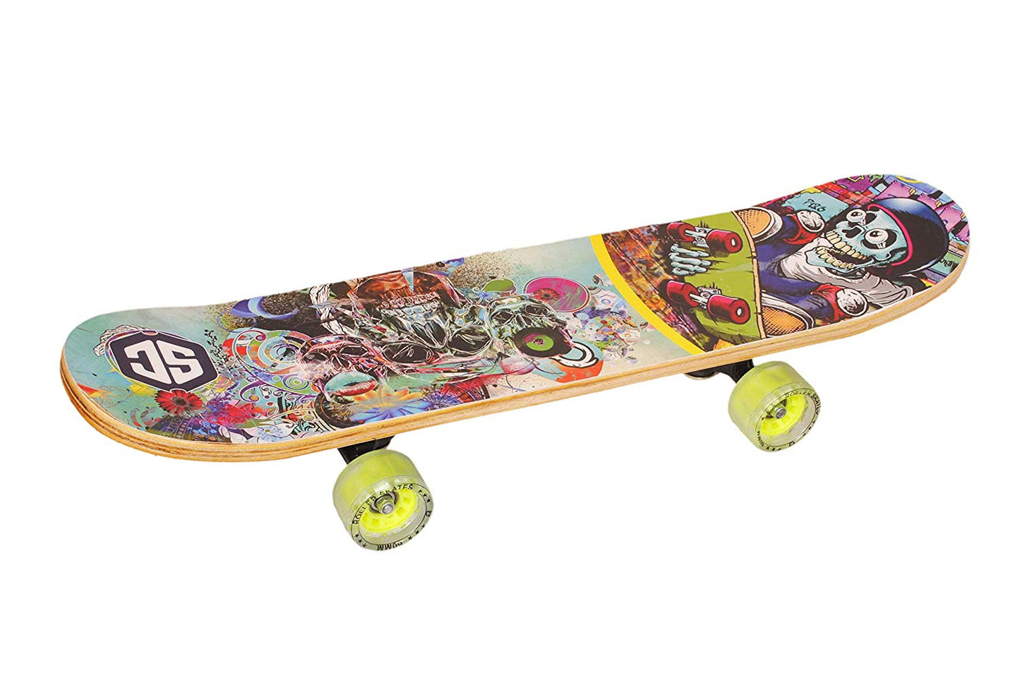 Skateboard For Kids, Fiber Skateboard Specially Designed With A Pro Pattern And Length Of 27" X 6.5" Width