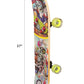 Skateboard For Kids, Fiber Skateboard Specially Designed With A Pro Pattern And Length Of 27" X 6.5" Width