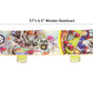 Skateboard For Kids, Fiber Skateboard Specially Designed With A Pro Pattern And Length Of 27" X 6.5" Width