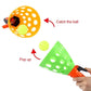 Plastic Click And Catch Twin Ball Indoor & Outdoor Game Toy Set For Boys & Girls