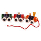Wooden Train, Train Set, Wooden Push Along Toy Train Set - Made In India